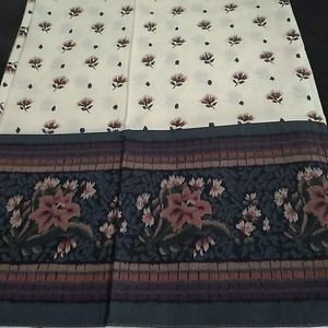 Wamsutta Supercale Plus Twin Flat Sheet Beige Floral